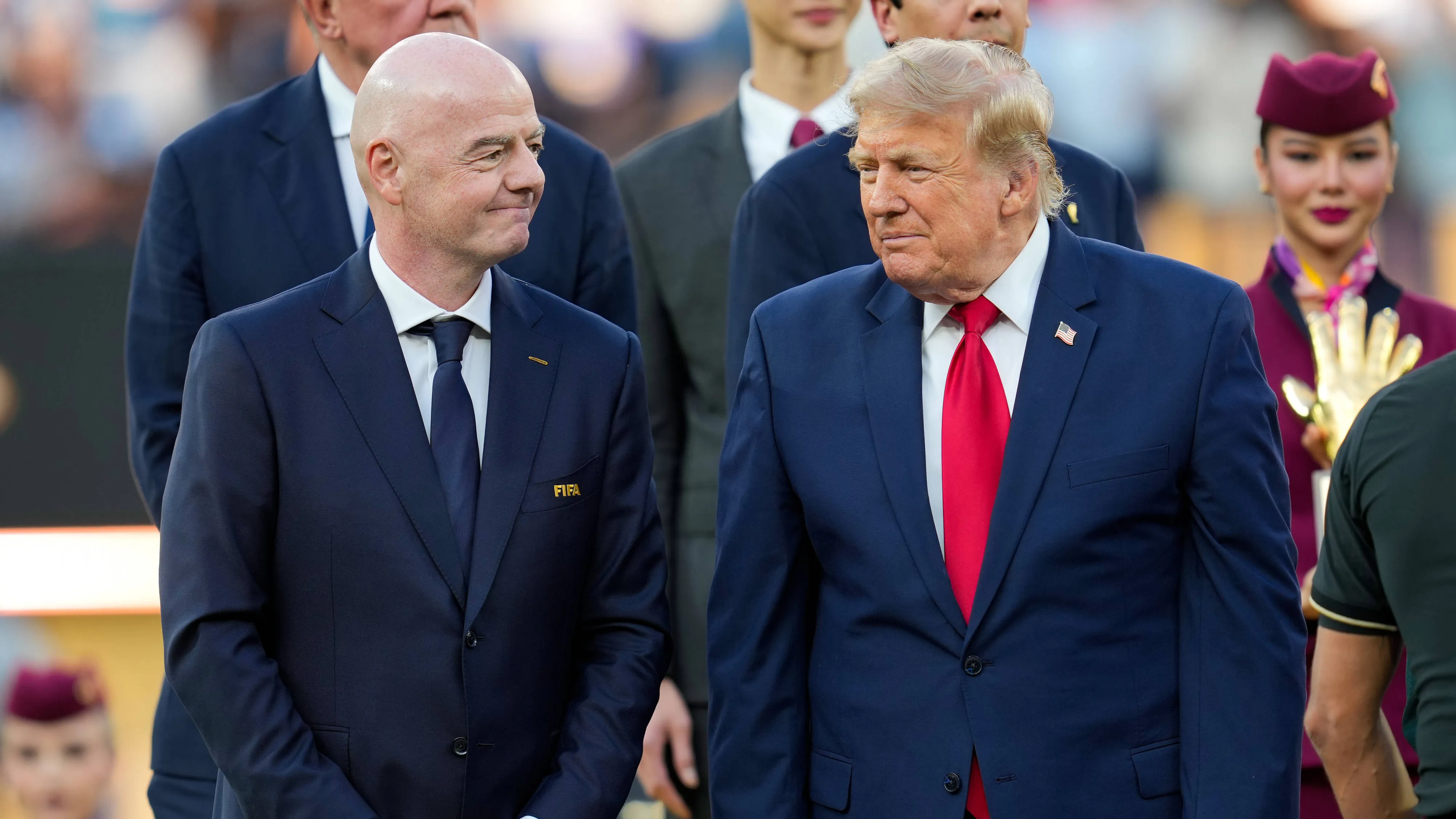 因凡蒂诺与特朗普传闻引发轩然大波，FIFA强势回应：纯属捏造