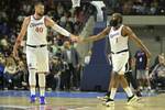 心领神会！哈登突破抛传助飞祖巴茨双手空接拽筐暴扣