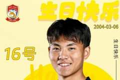 庆生!青岛西海岸:祝李昊生日快乐,新赛季状态满格、再创佳绩