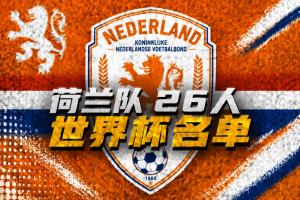 荷兰世界杯名单：范戴克、德容领衔，德佩、加克波、廷伯在列