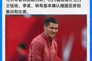 直播吧:武磊、蒋光太将入选国足,王钰栋李昊杨希基本确认入选