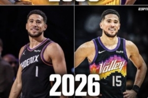 ESPN：2006年科比从8号换成24号? 20年后他的门徒布克也换号了