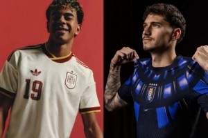 马卡报:西班牙乌拉圭都穿客场球衣,这是FIFA的色盲友好方案
